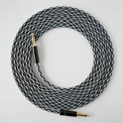 JS 15 ft NEW Inst Cable Mogami 2524,Rean Black Gold Plugs, Checker TFlex image 2