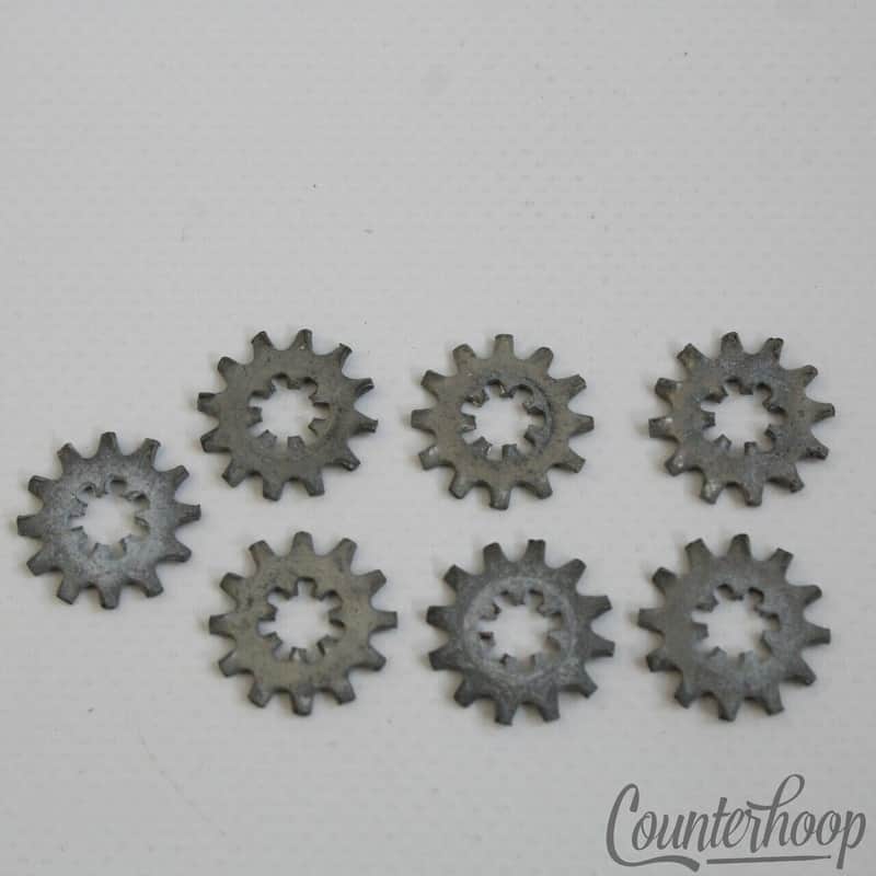 *Rogers 7x Star Washers for Beavertail Snare/Tom/Bass Drum Lugs Vintage 60s-70s* image 1