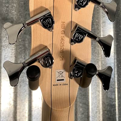 Warwick RockBass Corvette Basic Active 5 String Bass Solid White Gloss & Bag #2621 image 4