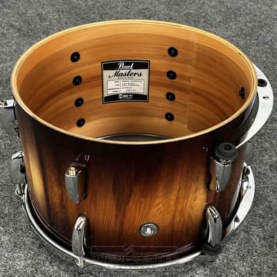 Pearl Masters Maple/Gum 4pc Drum Set Saman Natural Burst image 6