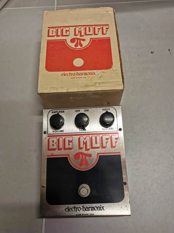 Electro-Harmonix Big Muff Pi V3 (Red & Black) 1977 - 1978 - Silver image 1