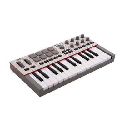Akai MPK Mini IV Compact MIDI Keyboard & Pad Controller White image 2