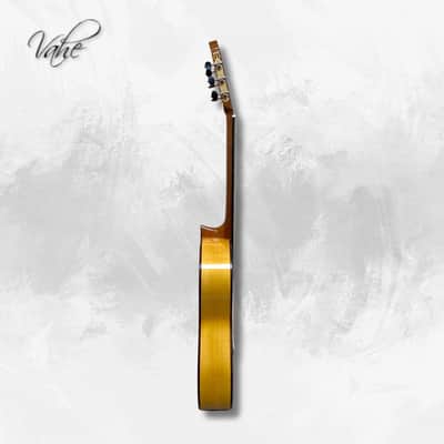 Vahe Flamenco Guitar Blanca, Handcrafted French Polish image 5