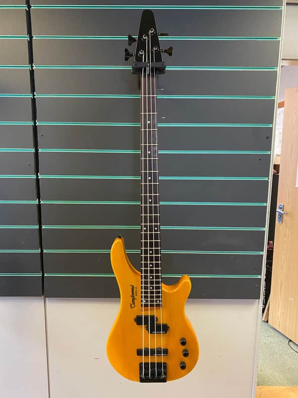 Tanglewood Rebel 4K See-Through Orange Electric Bass Guitar image 1