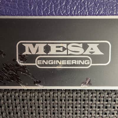 Vintage 1980s Mesa Boogie Mark III Purple Stripe 100-Watt Guitar Amp Retolexed Purple NO EQ image 2