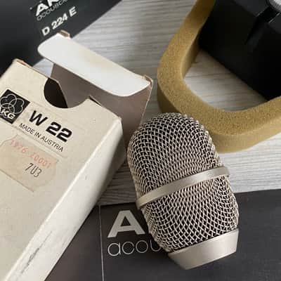 1979 AKG D224E Vintage Dynamic Microphone + Extras image 15