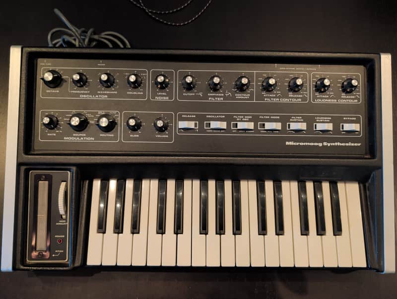 1978 Moog Micromoog Analog Synthesizer Fully Functional image 1