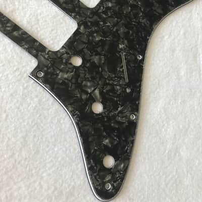 For Fender Stratocaster Strat P90 3 Pickup Guitar Pickguard,4 Ply Black Pearl image 3