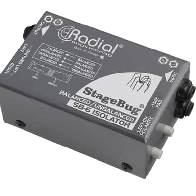 Radial StageBug SB-6 Isolator 2-channel Line Isolator image 2