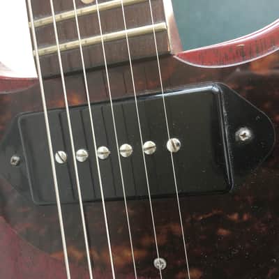 Vintage MIJ 1970's Madeira by Guild EG-150 LP Jr Double Cut Two P-90 Pickups Electric Guitar & HSC image 15