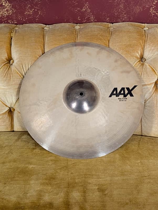 Sabian 18" AAX Thin Crash Cymbal - Brilliant image 1