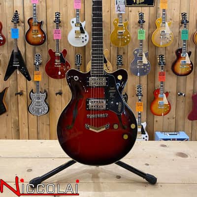 GRETSCH G2655 Streamliner Center Block Jr. Double-Cut with V-Stoptail, Laurel Fingerboard, Claret Burst image 11