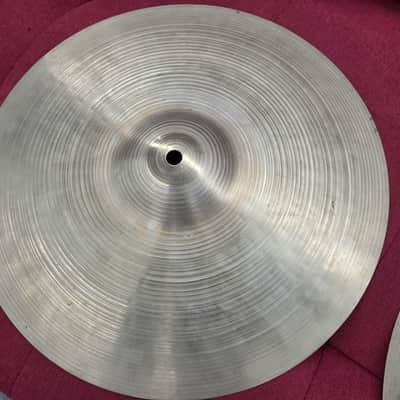 Zildjian 14" A. Zildjian '60s Stamp New Beat Hi-Hat Cymbals (Pair) 1960s- Traditional image 3