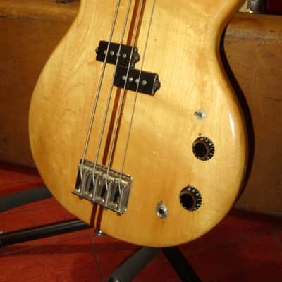 1979 Kramer DMZ4001 Electric Bass Natural w Original Hardshell Case image 2