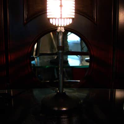 Vintage 1940's Shure 55 Cardioid Dynamic Microphone mod LED light lamp # 1 556S 556 55 55SW image 16