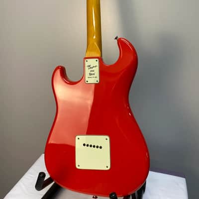 Burns London Marvin The Legend 64 Reissue Electric Guitar Fiesta Red w/OHSC image 4