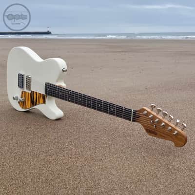 OPT Guitars - Cyfres 1 - T Style - Natural White / Orange Tiger CUSTOM ORDER ONLY image 11