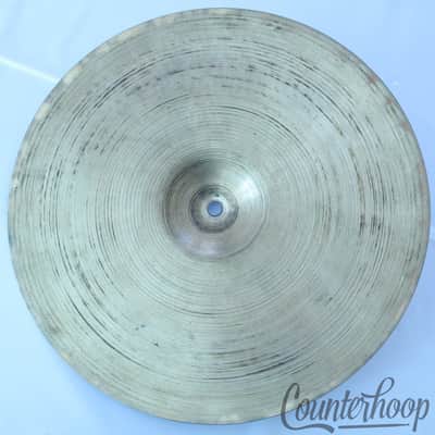 *Zildjian 15" Hi-Hats 50s 853g/876g Paper-Thin Cymbals Vintage B20 Avedis A USA* image 4