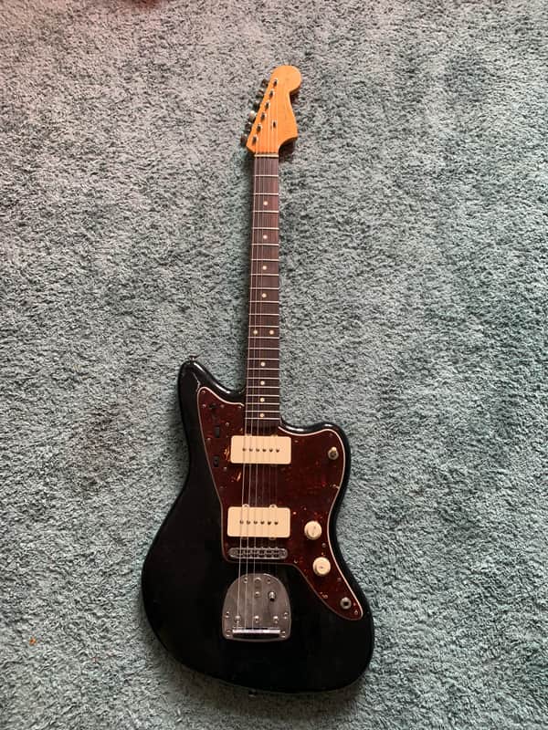 Fender Jazzmaster 2012 black - Original FÖLLAKZOID Tour Guitar 2022 (Domingae) image 1