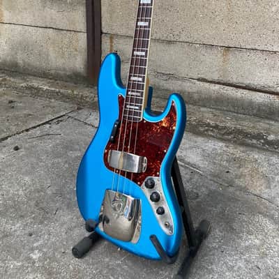 Fender Jazz bass 1973 Lake placid blue refin image 1
