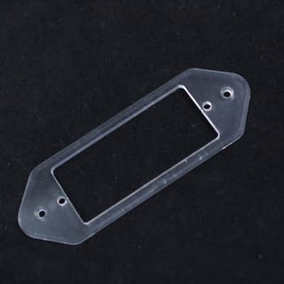 P90 Dog-ear to Mini Humbucker Pickup Adapter Ring ,1-Ply Clear Transparent image 3