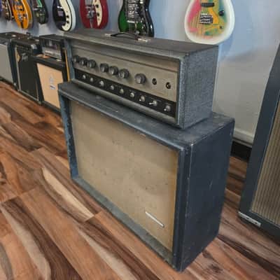 Silvertone 1484 Twin Twelve 60-watt - Modded Tube Amp Head and Speaker Cabinet image 2