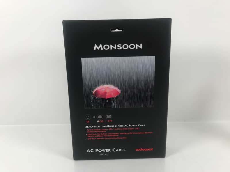 AudioQuest Wind Series Monsoon Power Cable 2m C13 15 Amp image 1