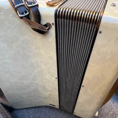 Vintage Old Original German Made Hohner Verdi II Accordion image 11