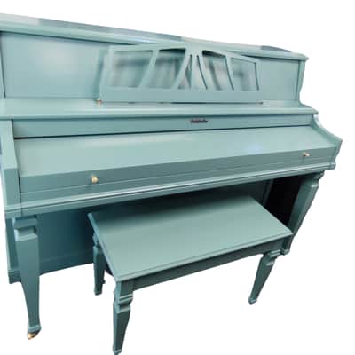 Used Baldwin Console Piano 1987 Model 2044-S With Bench Painted Rocky River image 5