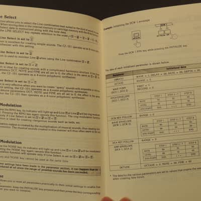 Casio CZ-101 Operation Manual & Sound Synthesis Handbook [Three Wave Music] image 2