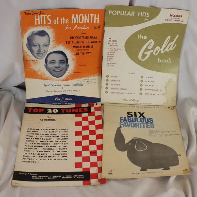 Lot of 4 Used Song Books - Hansen's Oldies But Goodies Sheets image 1