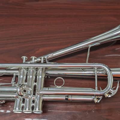 Phoenix Music TR-DB1 Double Bell Trumpet - Silver Plate image 2