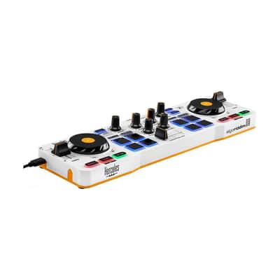 Hercules DJ Control Mix DJ Software Controller with Two Jog Wheels, White image 1