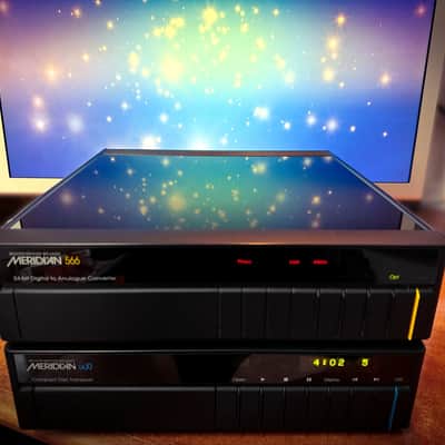 MERIDIAN 500 & 566 🌈RaRe🌈 CD Transport 24-Bit DAC Stereo High-End Bundle image 3