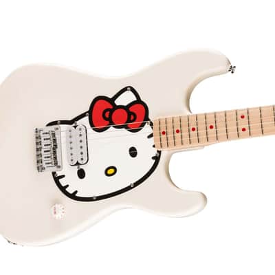 Fender Squier Hello Kitty Stratocaster - White image 1