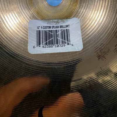 Zildjian A Custom 10" Splash Cymbal – Brilliant Finish – Excellent Condition image 4