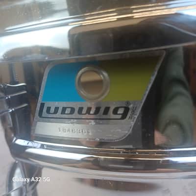 Ludwig Supraphonic 5x14"Snare Drum Vintage 1979 Blue/Olive#1846361 10Lug Chicago image 2