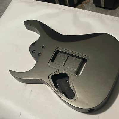 2000's Indonesian Ibanez RG5EX1 Grey Pewter Basswood Guitar Body Floyd Ready image 14