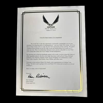 Dean USA Custom Shop Dime ML Classic Black w/case image 9