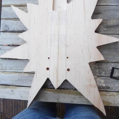DY Guitars ABBA Björn Ulvaeus Star Guitar custom build PRE-BUILD ORDER (Body Only) image 12