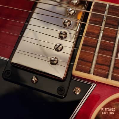 2023 Gibson ES-335 Figured Sixties Cherry w/ OHSC | Block Inlay, Figured Top image 12
