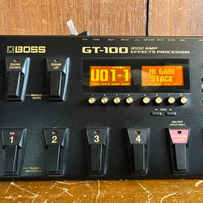Boss GT-100 Multi Effects and Amp Modelling Guitar Pedal ver.2 image 2