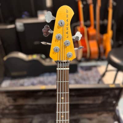 Lakland USA Classic 55-Dual J  5-String Bass Rosewood Fretboard Sunburst finish image 7