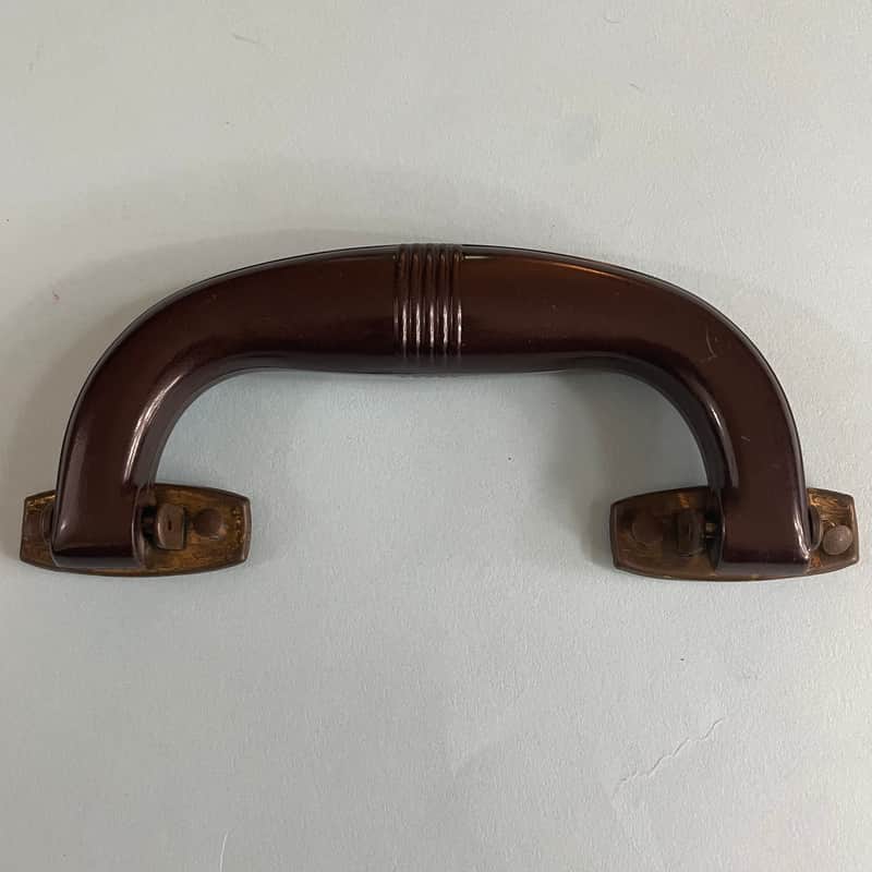 1950s Fender Brown Bakelite Broadcaster Nocaster Telecaster Esquire Case Handle! P263 image 1