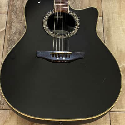 Applause by Ovation AE227 Black Acoustic Electric Guitar OP10 Preamp image 16