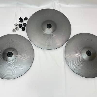 Roland CY-15R MG V-Cymbal 15" Ride Pad ONE Roland CY-14C MG 14" V-Cymbal Crash TWO image 1