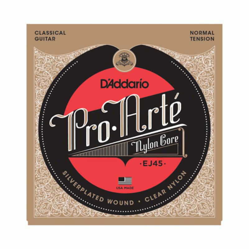 D'Addario EJ45 Pro-Arte Nylon Classical Guitar Strings Normal Tension Plain Ends image 1