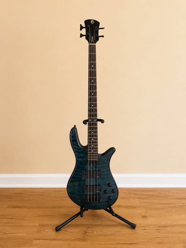 Spector NS-2A - Four String Bass guitar - Green image 1