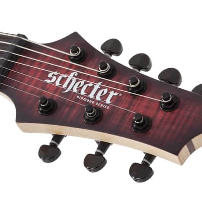 Schecter Sunset-7 Extreme Scarlet Burst image 12