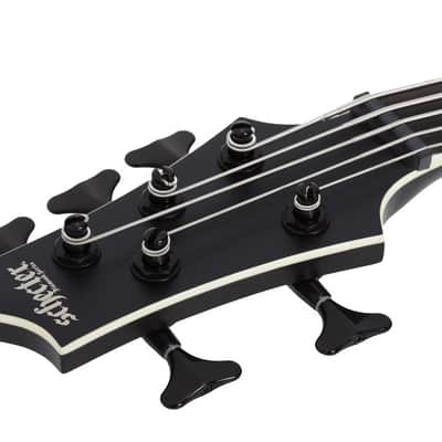 Schecter SLS Evil Twin-5 LH - Satin Black (1397) image 9